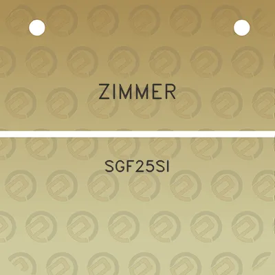 zimmer-sgf25si