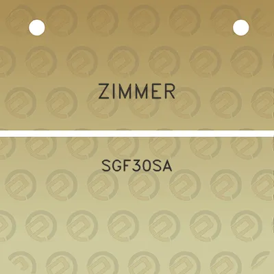 zimmer-sgf30sa