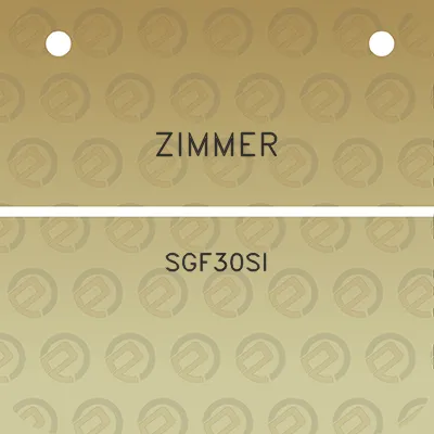 zimmer-sgf30si