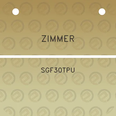 zimmer-sgf30tpu