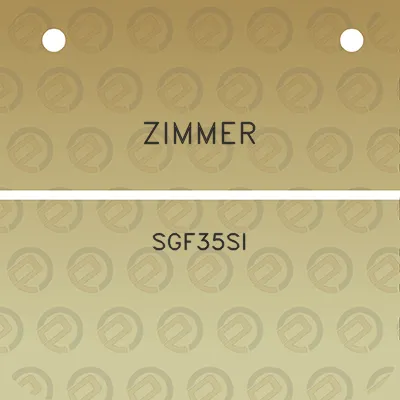 zimmer-sgf35si