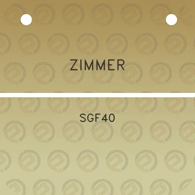 zimmer-sgf40