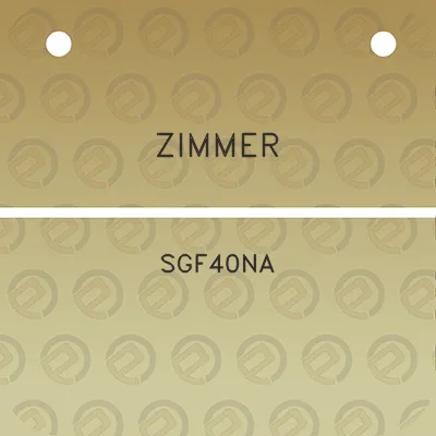 zimmer-sgf40na