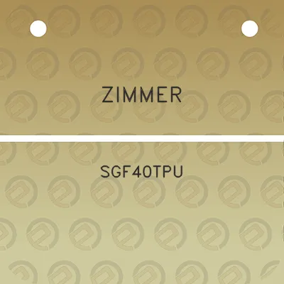 zimmer-sgf40tpu