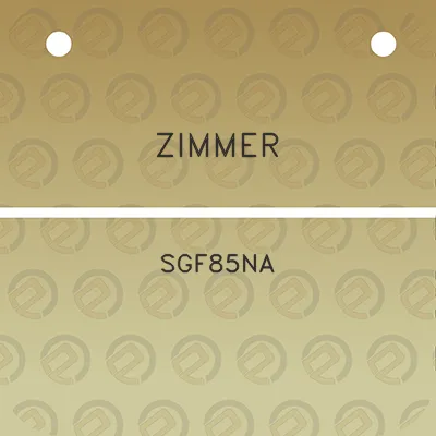 zimmer-sgf85na