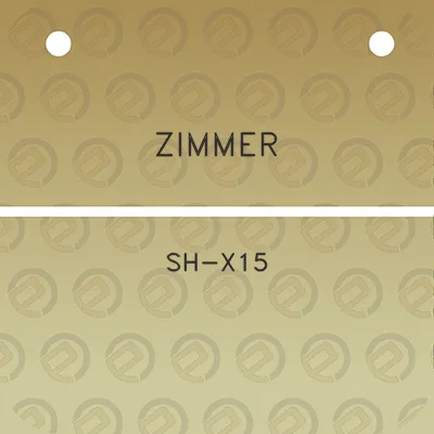 zimmer-sh-x15