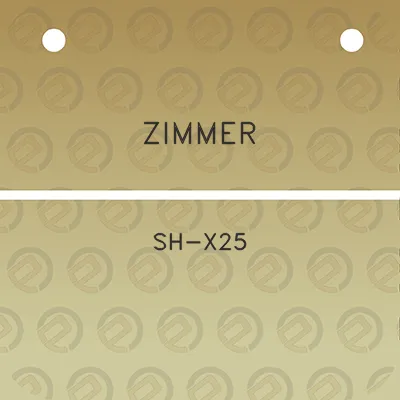 zimmer-sh-x25