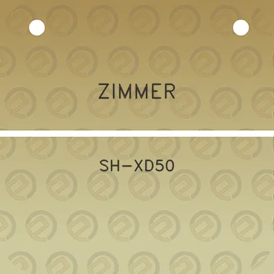 zimmer-sh-xd50