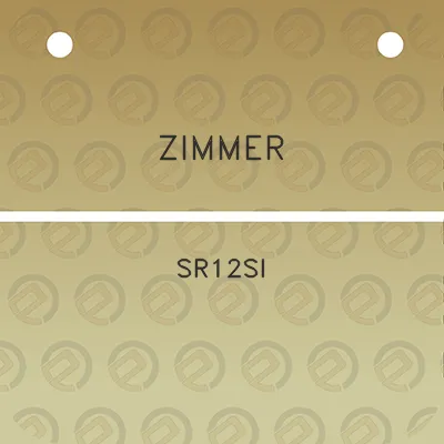 zimmer-sr12si