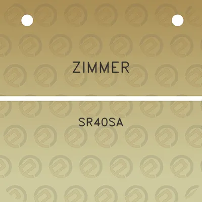 zimmer-sr40sa