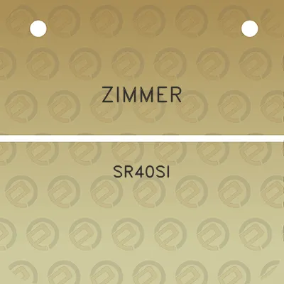 zimmer-sr40si