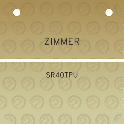 zimmer-sr40tpu