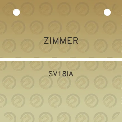 zimmer-sv18ia