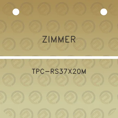 zimmer-tpc-rs37x20m