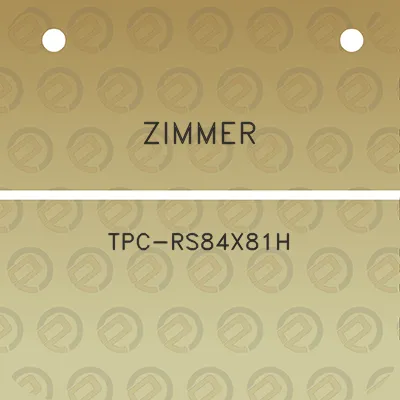 zimmer-tpc-rs84x81h