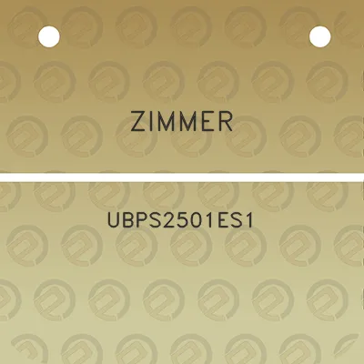 zimmer-ubps2501es1