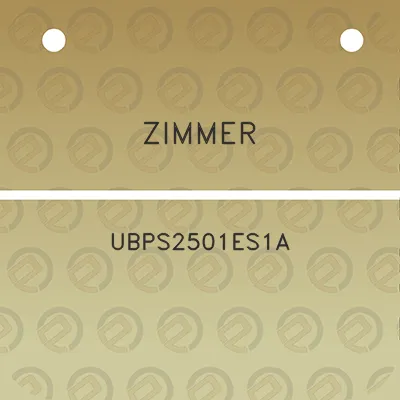 zimmer-ubps2501es1a