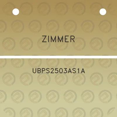 zimmer-ubps2503as1a