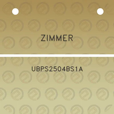 zimmer-ubps2504bs1a