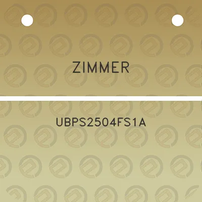 zimmer-ubps2504fs1a