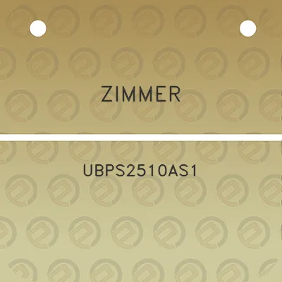 zimmer-ubps2510as1