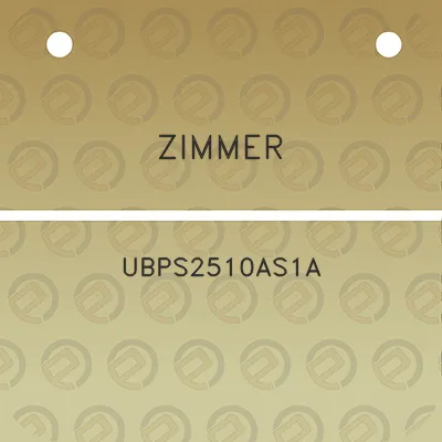 zimmer-ubps2510as1a