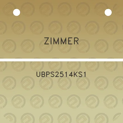 zimmer-ubps2514ks1