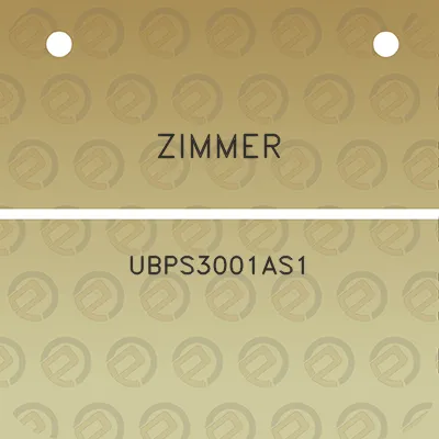 zimmer-ubps3001as1