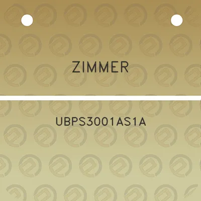 zimmer-ubps3001as1a