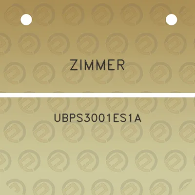 zimmer-ubps3001es1a