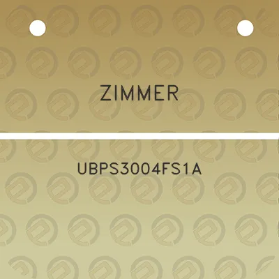 zimmer-ubps3004fs1a