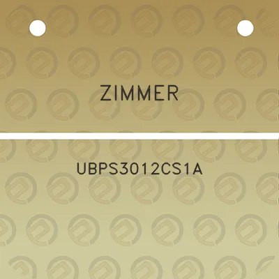 zimmer-ubps3012cs1a