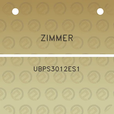 zimmer-ubps3012es1