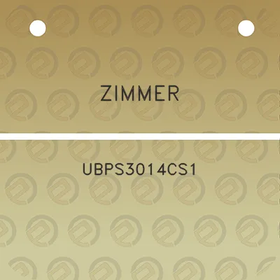 zimmer-ubps3014cs1