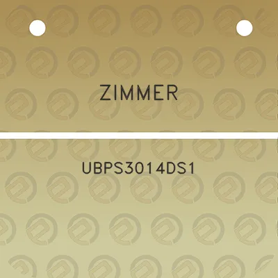 zimmer-ubps3014ds1