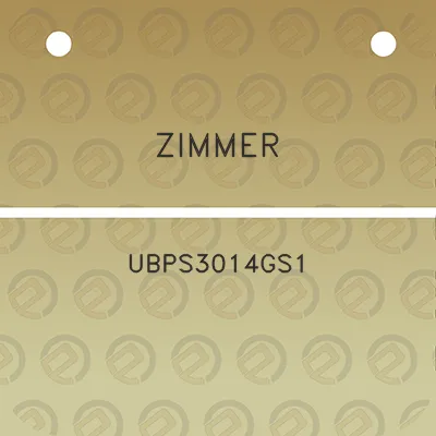 zimmer-ubps3014gs1