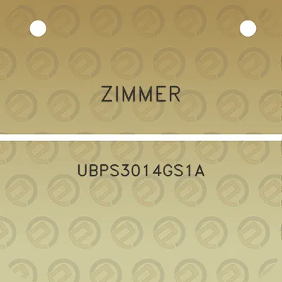 zimmer-ubps3014gs1a