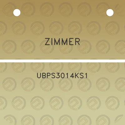 zimmer-ubps3014ks1