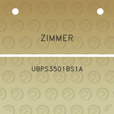 zimmer-ubps3501bs1a