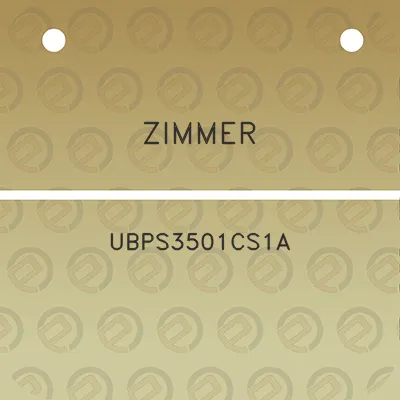 zimmer-ubps3501cs1a