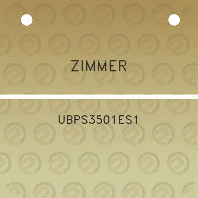 zimmer-ubps3501es1