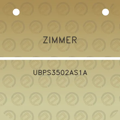 zimmer-ubps3502as1a