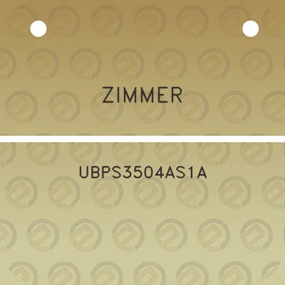 zimmer-ubps3504as1a