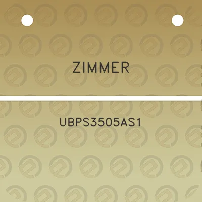 zimmer-ubps3505as1