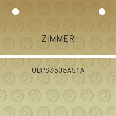 zimmer-ubps3505as1a