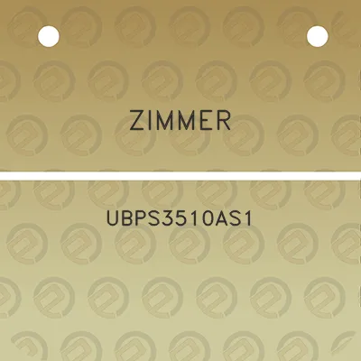 zimmer-ubps3510as1