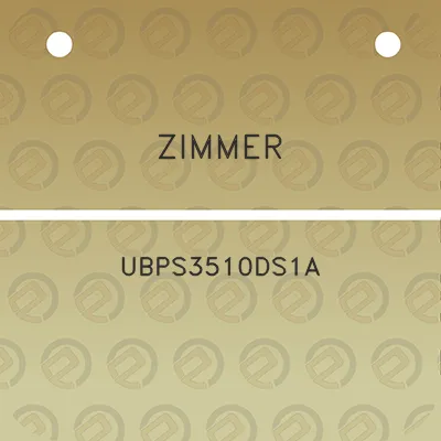 zimmer-ubps3510ds1a