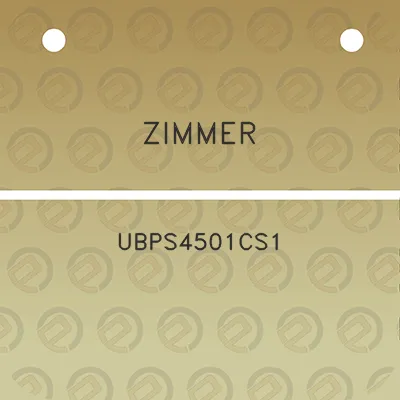 zimmer-ubps4501cs1