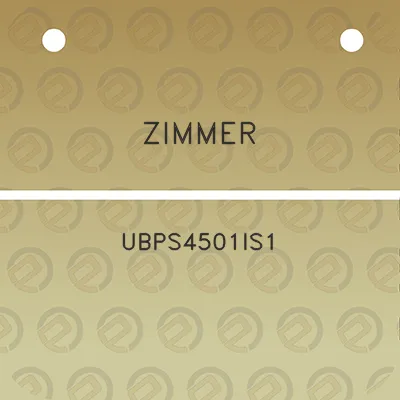 zimmer-ubps4501is1