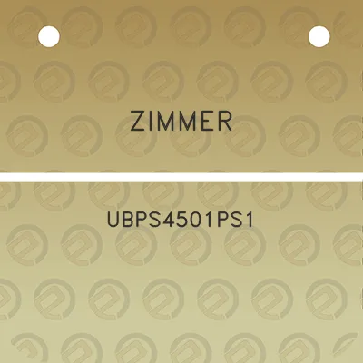 zimmer-ubps4501ps1